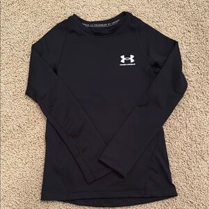 Under Armour Youth Black ColdGear Long Sleeve Top